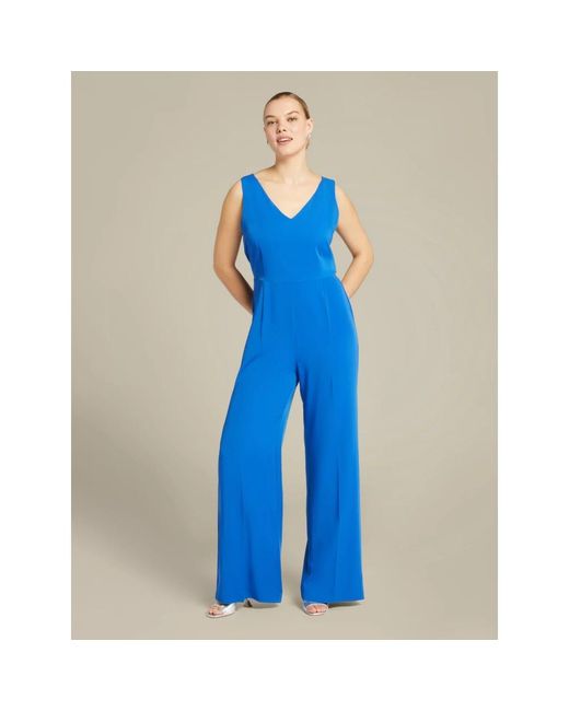Elena Miro Blue Jumpsuits