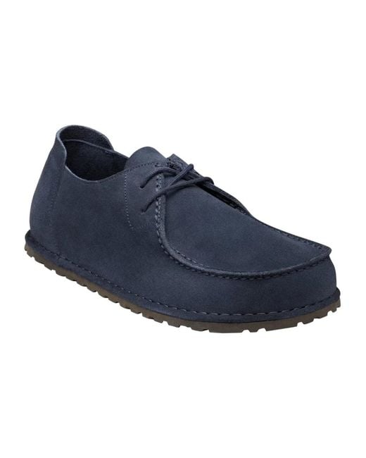 Birkenstock Blue Laced Shoes for men