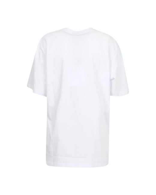 MSGM White T-Shirts for men