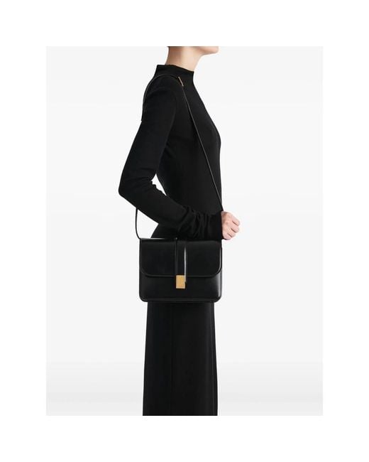 Khaite Black Shoulder Bags