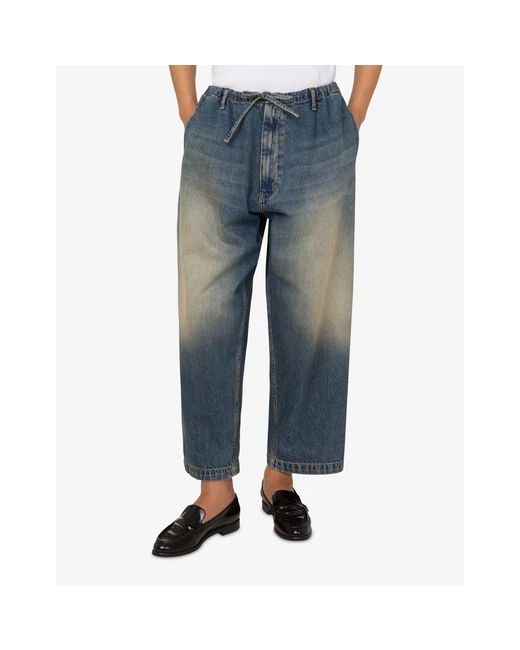 Moschino Blue Loose-Fit Jeans