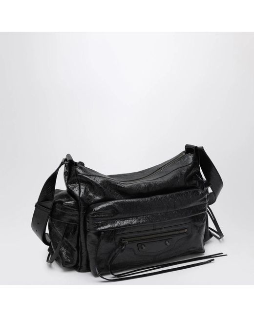 Balenciaga Black Cross Body Bags for men