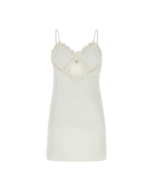 Blumarine White Short Dresses