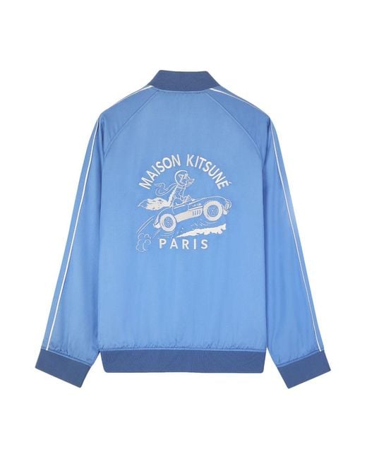 Maison Kitsuné Bomber Jackets in het Blue