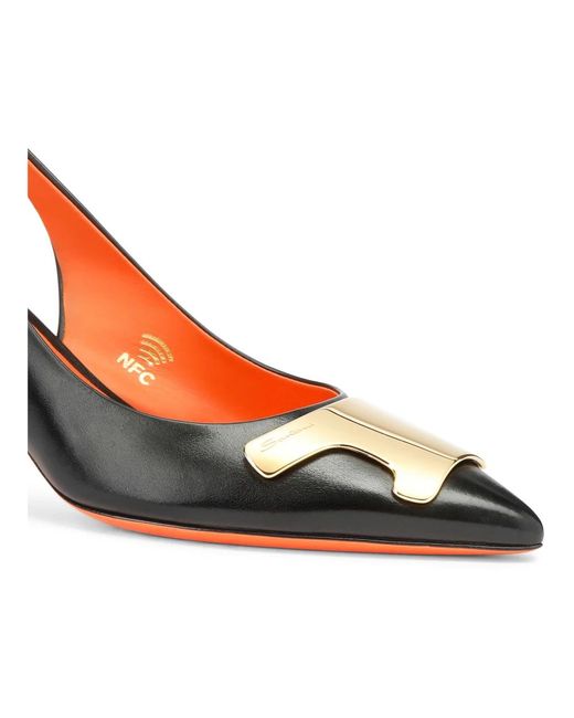 Shoes > heels > pumps Santoni en coloris Metallic