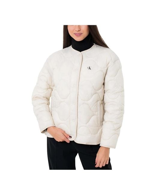 Calvin Klein White Insulated Liner Jack