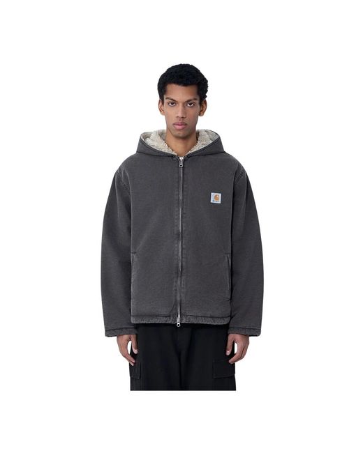 Carhartt Gray Faux Fur & Shearling Jackets for men