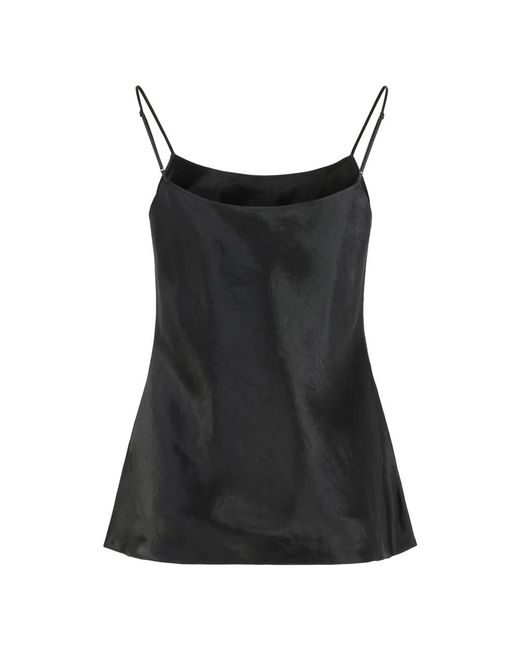 Sleeveless Tops Vince en coloris Black
