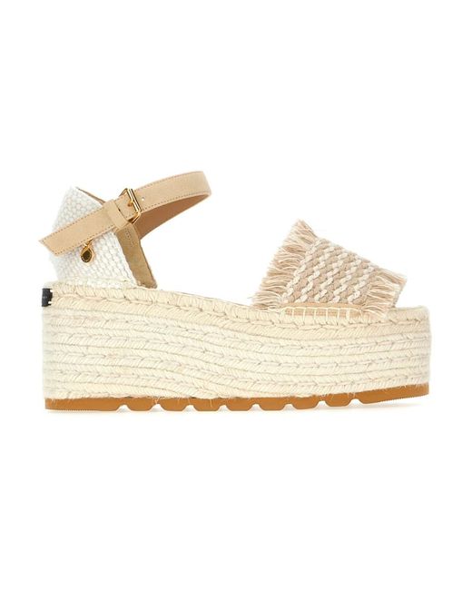 Wedges Stella McCartney en coloris Metallic