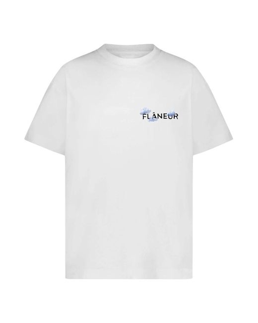 T-Shirts flâneur de hombre de color White
