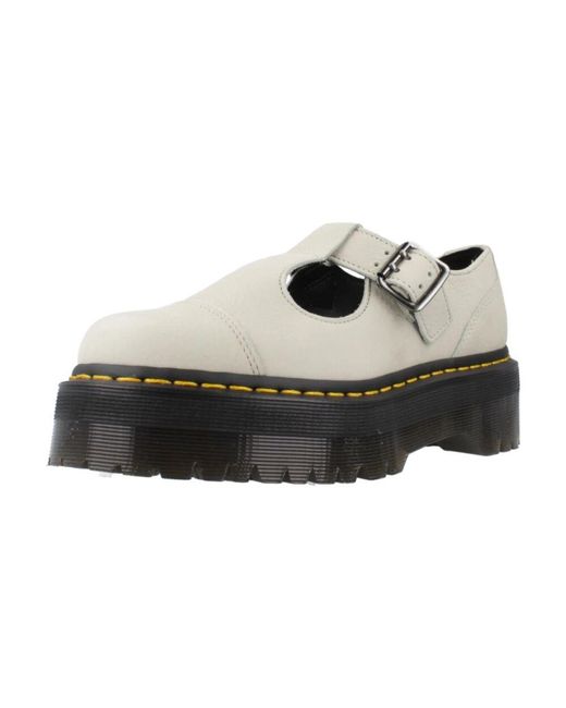 Dr. Martens White Klassische lederschuhe für frauen