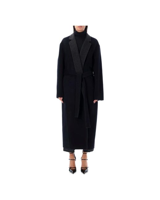 Givenchy Black Belted Coats