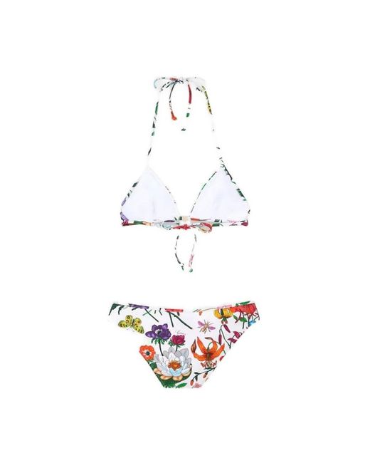 Gucci White Bikinis