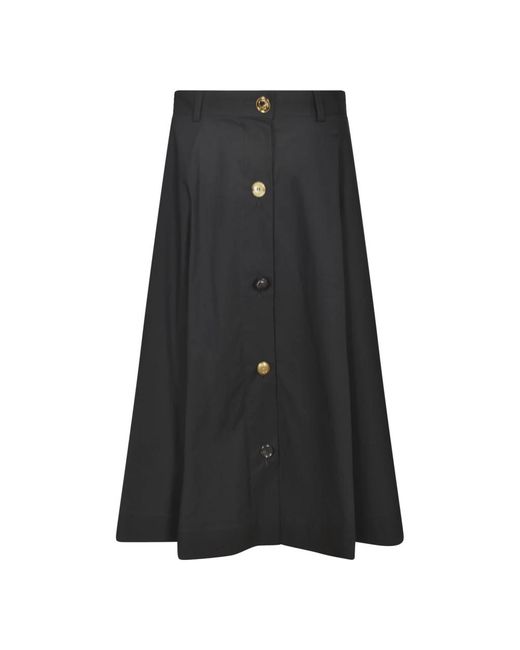 Moschino Black Midi Skirts