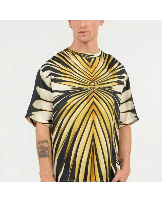 Roberto Cavalli Multicolor T-Shirts for men