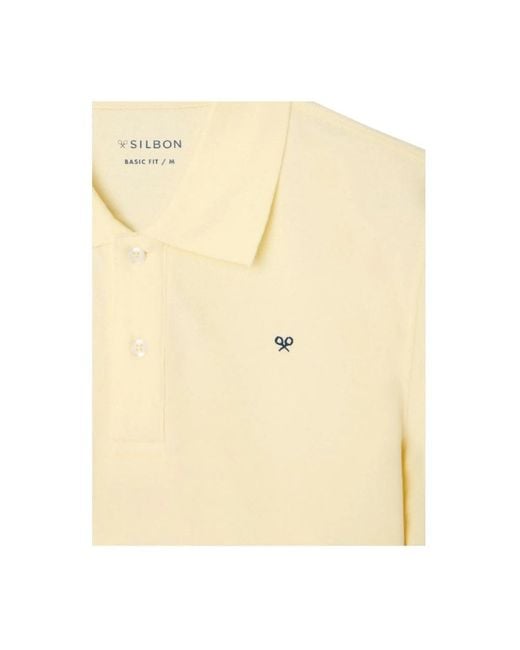 Silbon Natural Polo Shirts for men