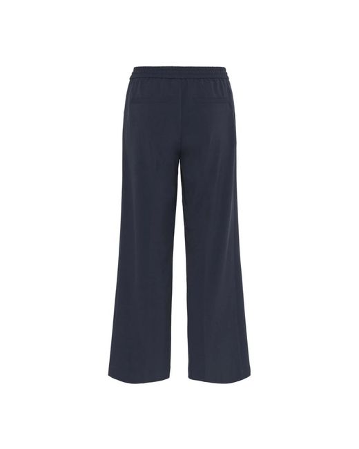Part Two Wide Trousers in het Blue