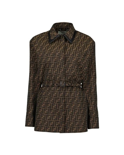 Fendi Green Shirt Dresses