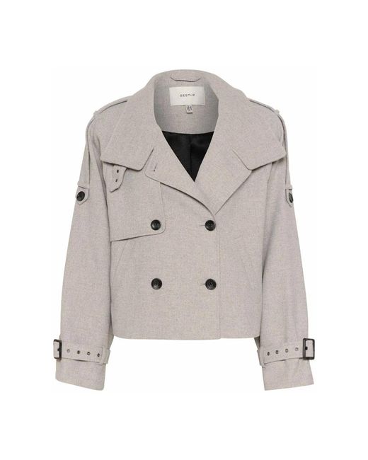 Gestuz Gray Light Jackets