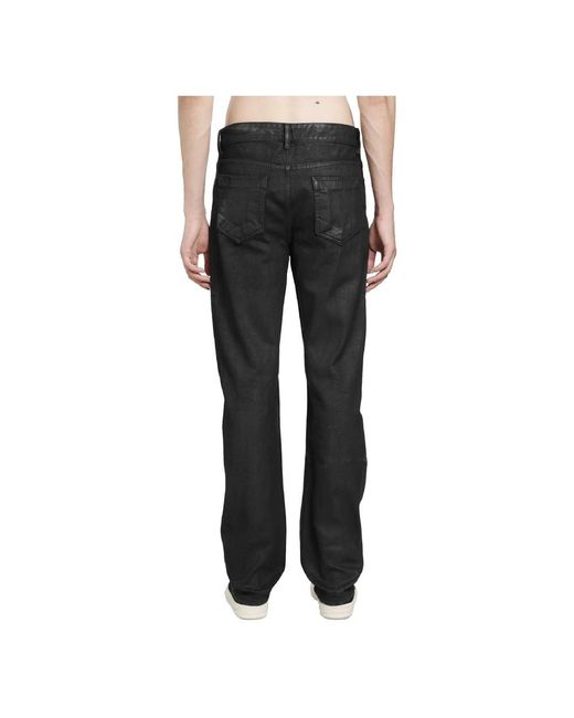 Rick Owens Black Straight Fit Jeans for men