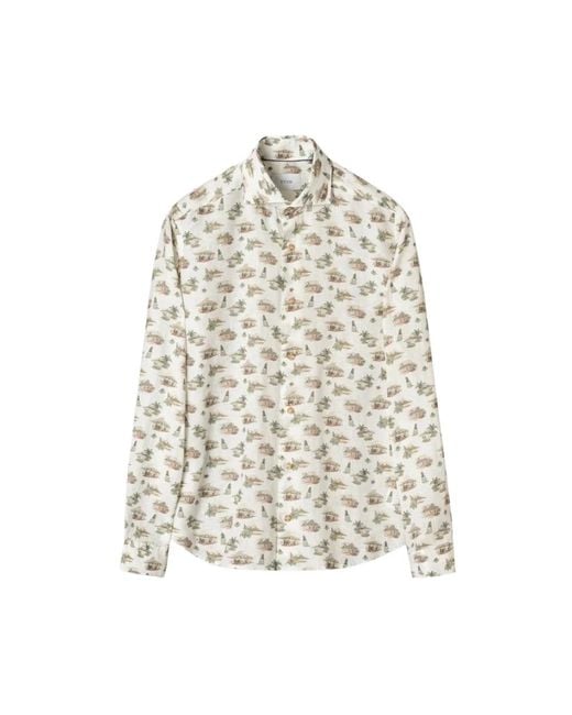 Eton of Sweden White Casual Shirts for men