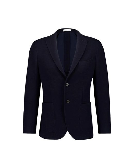 Boglioli Jassen ,Blauw ,Wol Blauwe Wollen Blazer in het Blue voor heren