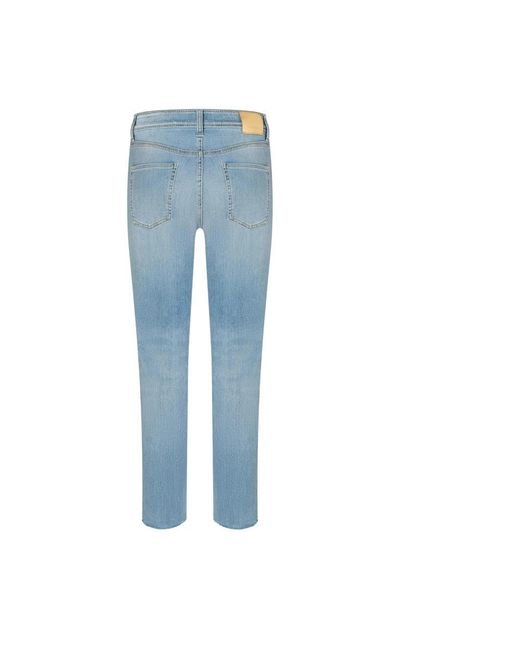 Cambio Blue Cropped Jeans
