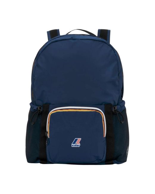 K-Way Blue Backpacks for men