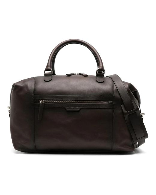 Officine Creative Stilvolle ledertasche aus italien in Black für Herren