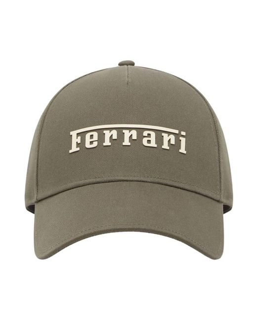 Ferrari Six-Panel Cap in Gray für Herren