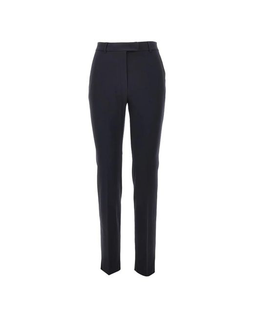Max Mara Blue Slim-Fit Trousers