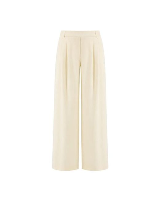 Ermanno Scervino Natural Wide Trousers