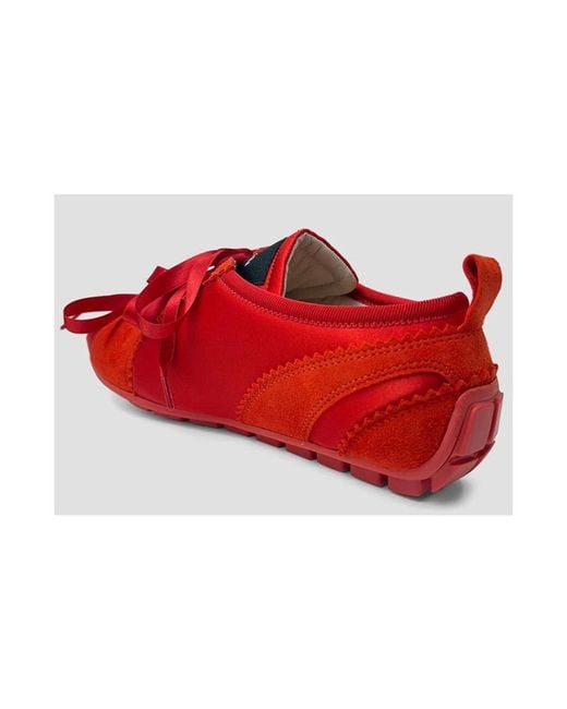 Simone Rocha Laced Shoes in Red | Lyst UK