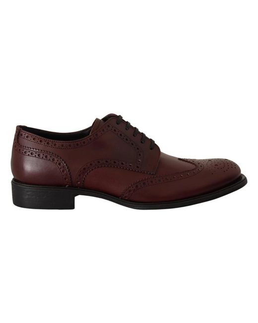 Dolce & Gabbana Brown Laced Shoes for men