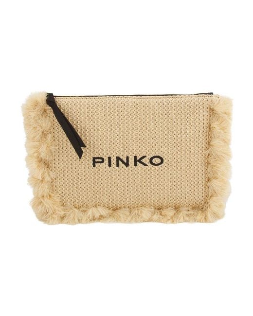 Pinko Metallic Clutches