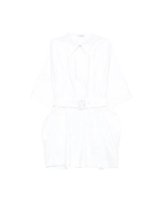 Givenchy Mini Overhemdjurk Van Popeline in het White
