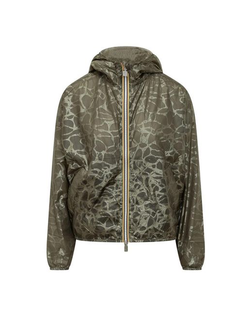 K-Way Laurette Jacket in het Green