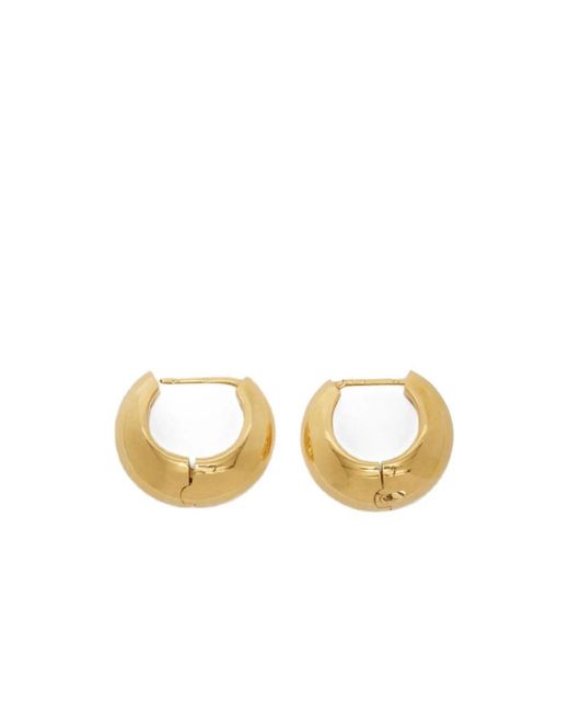 Earrings Jil Sander de color Metallic