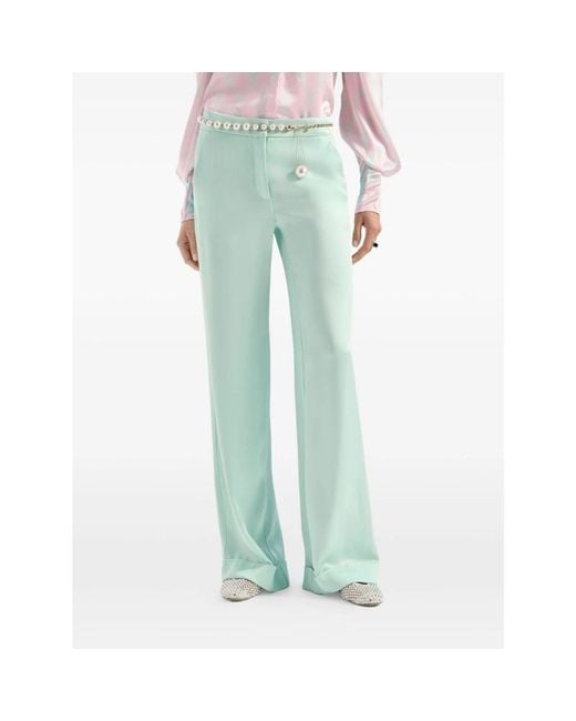 Genny Green Wide Trousers