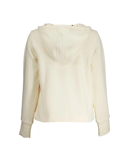 Sudadera Con Capucha Y Detalles En Contraste, Mujer, Talla K-Way de color Natural