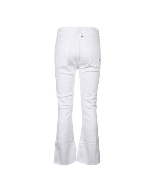 CYCLE White Baumwoll elastan jeans
