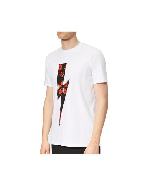 Neil Barrett T-Shirts in het White voor heren