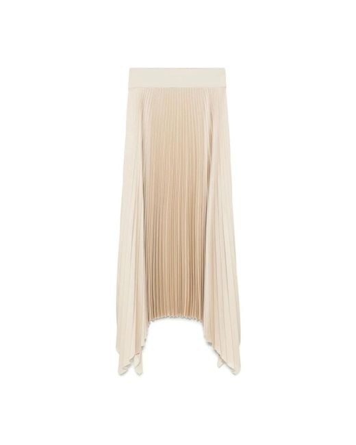 Joseph Witte Casual Midi Rok in het Natural