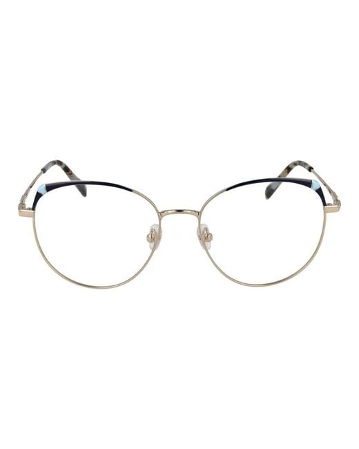 Glasses di Emilio Pucci in Metallic