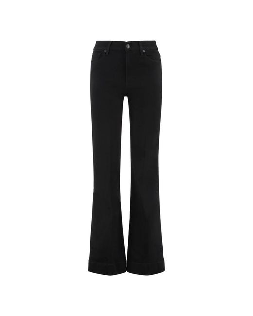 7 For All Mankind Boot-Cut Jeans in het Black
