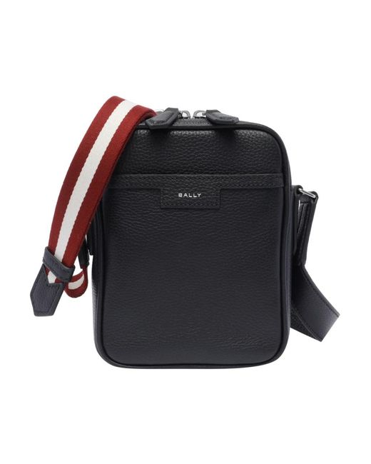 Bally Schwarze Code Messenger Tasche Mit Reißverschluss in Black für Herren