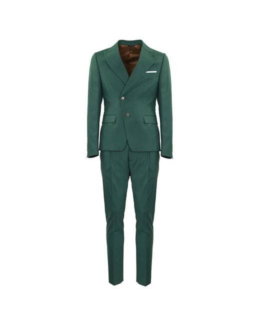 Daniele Alessandrini Grünes asymmetrisches kleid mit v-ausschnitt in Green für Herren