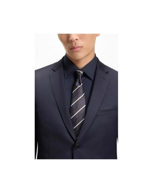Ties di HUGO in Blue da Uomo