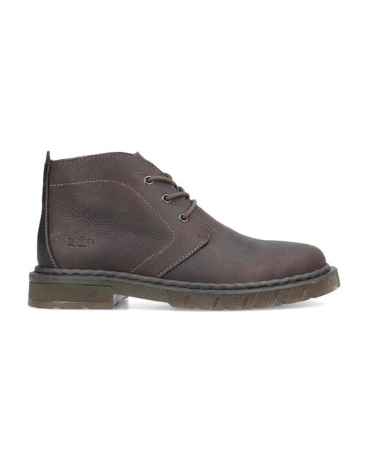 Rieker Gray Lace-Up Boots for men