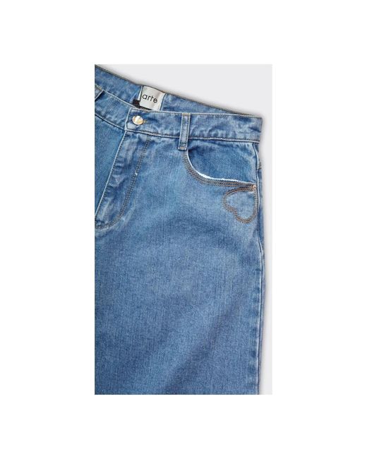 Arte' Blue Denim Shorts for men